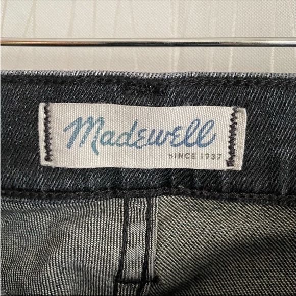 Madewell 10” High Rise Black Skinny Jeans Size 26 - Picture 5 of 12